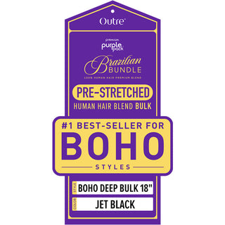 OUTRE - PURPLE PACK BRAZILIAN - PRE STRETCHED BOHO DEEP BULK 18