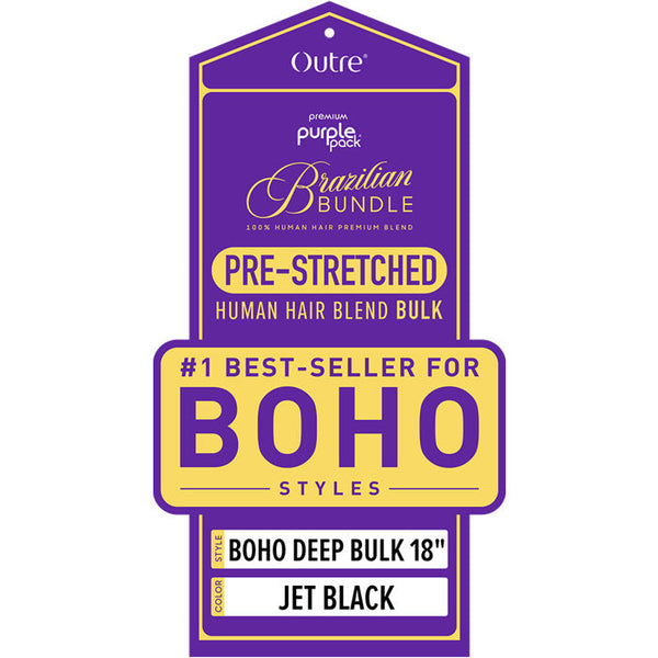 OUTRE - PURPLE PACK BRAZILIAN - PRE STRETCHED BOHO DEEP BULK 18