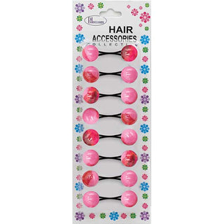 BLOSSOM - Hair Knocker 2 Tone Pink 8PCs #PPP09-03