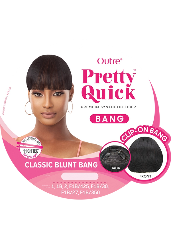 OUTRE - PRETTY QUICK - BANG - CLASSIC BLUNT BANG