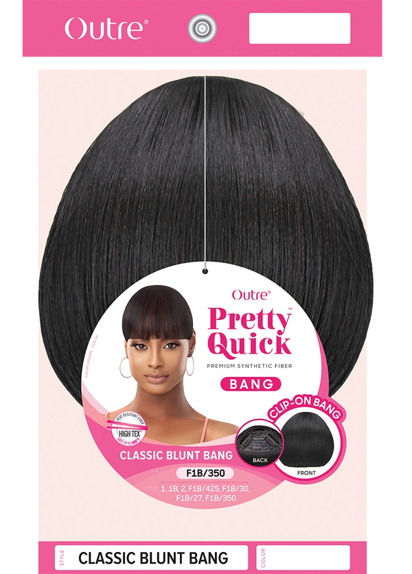 OUTRE - PRETTY QUICK - BANG - CLASSIC BLUNT BANG