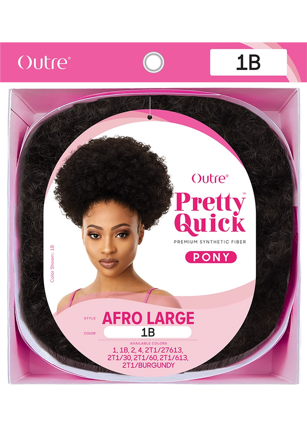OUTRE - PRETTY QUICK - PONY - AFRO LARGE