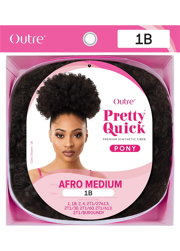 OUTRE - PRETTY QUICK - PONY - AFRO MEDIUM