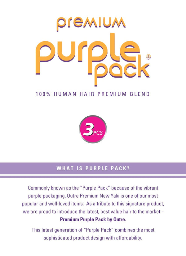 OUTRE - PURPLE PACK LONG 3PCS - WET & WAVY - BOHO CURL