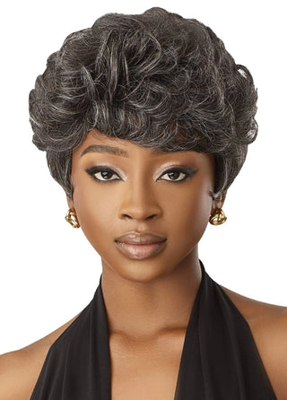 OUTRE - FAB & FLY FULL CAP WIG GRAY GLAMOUR - HH - JOAN