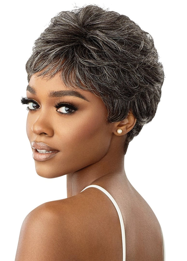 OUTRE - FAB & FLY FULL CAP WIG - GRAY GLAMOUR- HH - THEODORA