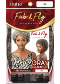 OUTRE - FAB & FLY FULL CAP WIG GRAY GLAMOUR- HH - VERONICA