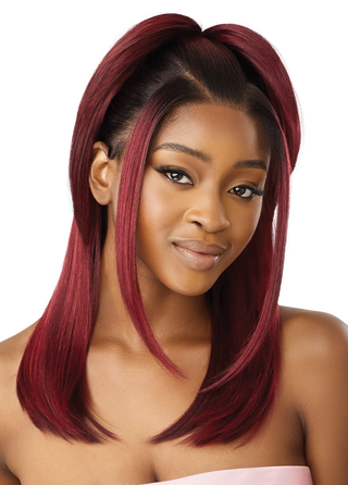 OUTRE - AIRTIED 100% FULLY HAND-TIED WIG - HHB - SLEEK YAKI 20