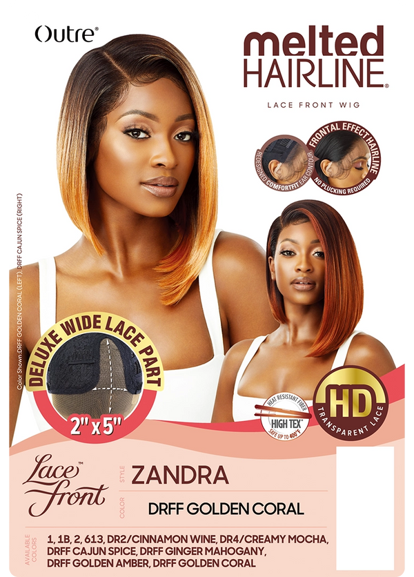 OUTRE - QL - MELTED HAIRLINE - DELUXE WIDE LACE PART - ZANDRA - HT
