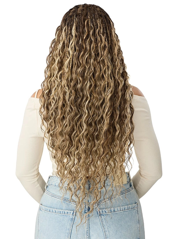 OUTRE - 100% FHT WHOLE LACE WIG - BOHO MERMAID BOX BRAID 32