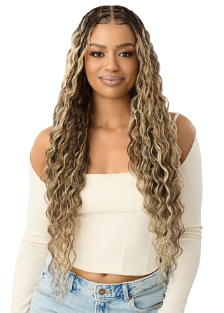 OUTRE - 100% FHT WHOLE LACE WIG - BOHO MERMAID BOX BRAID 32