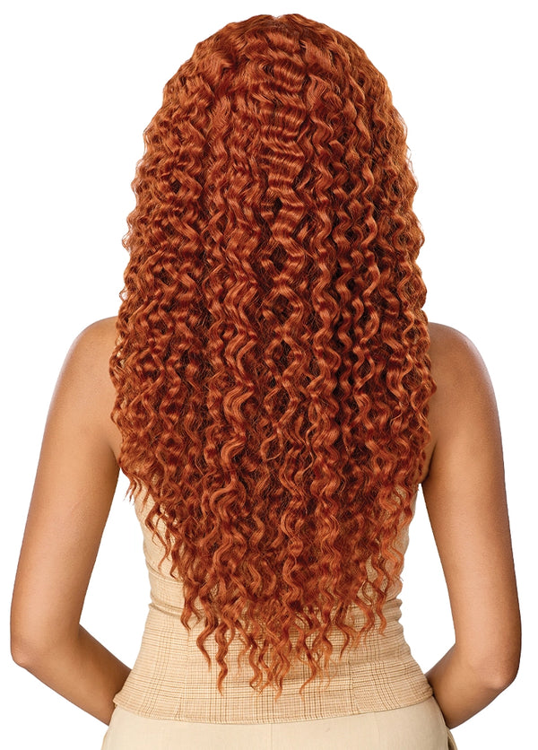 OUTRE - LACE FRONT WIG - PHL 13X6-NUEBLEND- HHB - PERUVIAN CURLS 26"