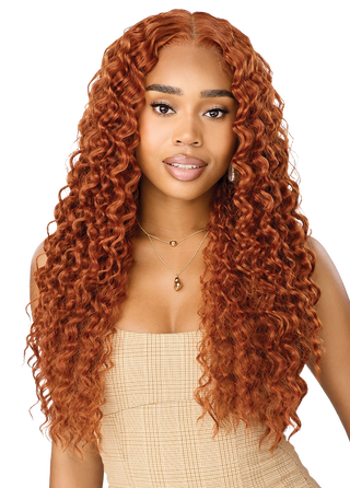 OUTRE - LACE FRONT WIG - PHL 13X6-NUEBLEND- HHB - PERUVIAN CURLS 26"