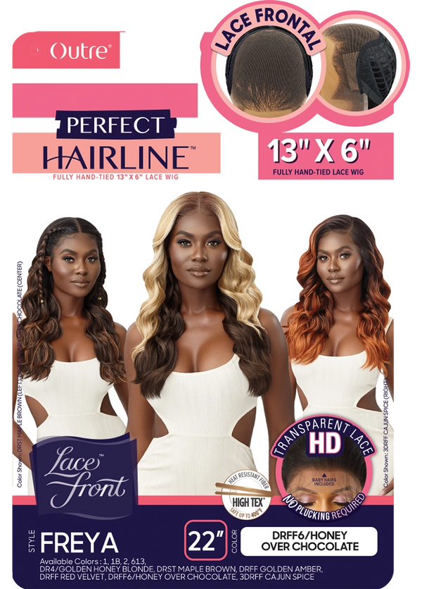 OUTRE - LACE FRONT WIG - PERFECT HAIR LINE 13X6 - FREYA - HT