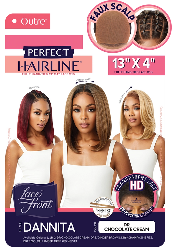 OUTRE - LACE FRONT WIG - PERFECT HAIR LINE 13X4 FAUX SCALP - DANNITA