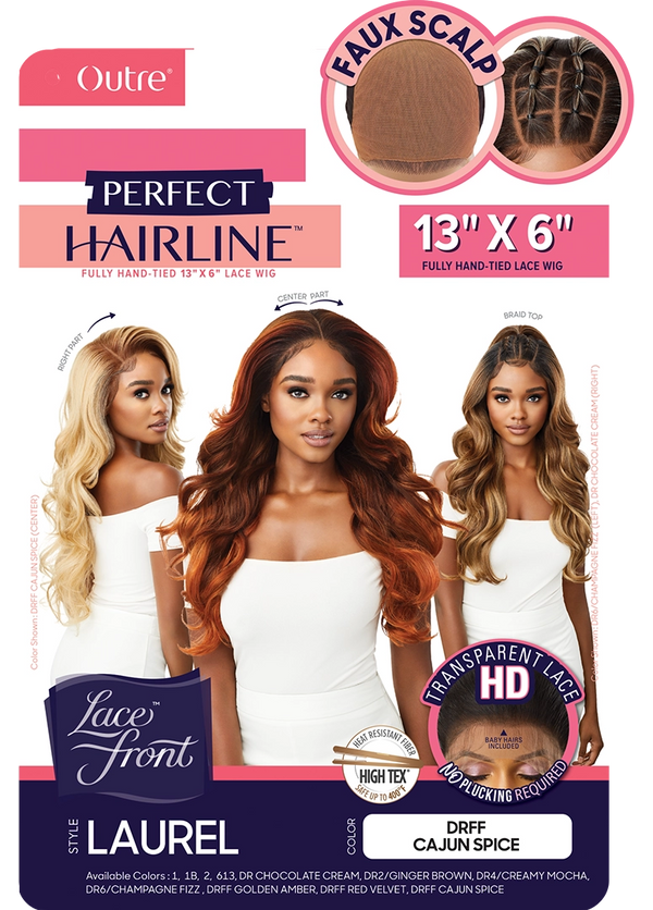 OUTRE - LACE FRONT WIG - PERFECT HAIR LINE 13X6 FAUX SCALP - LAUREL