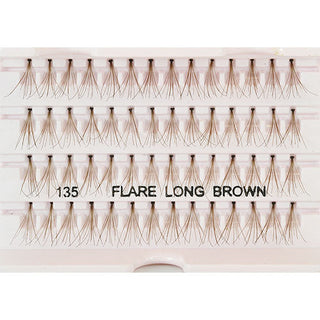 RESPONSE - REMY Natural+ I-Lashes #REFLBRO-FLARE LONG BROWN