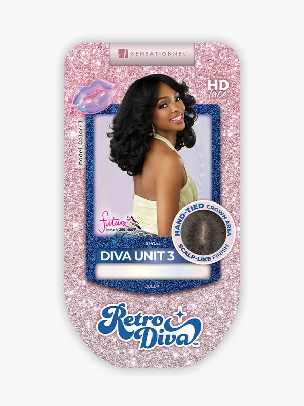 SENSATIONNEL - GLAMORA LACE CROWN WIG - RETRO DIVA UNIT 3