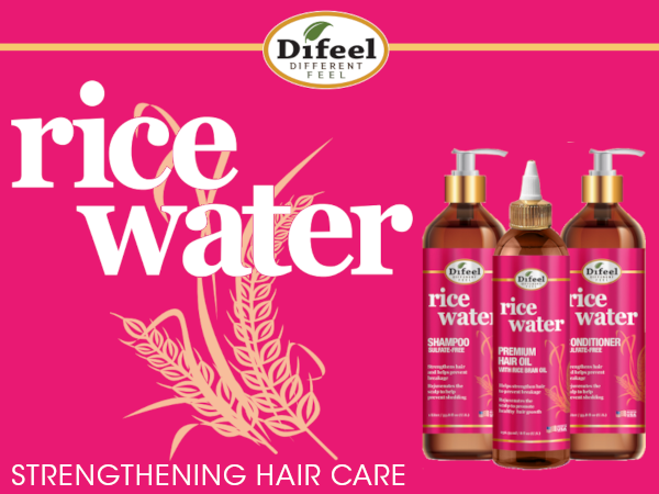 Difeel - Rice Water Sulfate-Free Shampoo