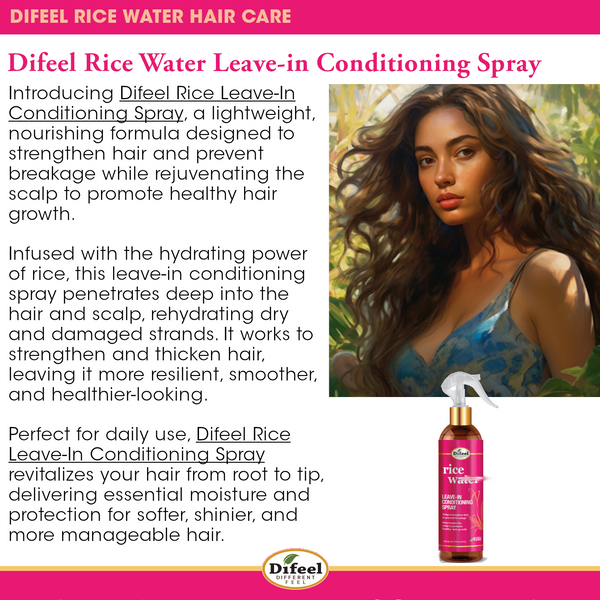 Difeel - Rice Water Leave-In Conditioning Spray
