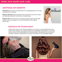Difeel - Rice Water Leave-In Conditioning Spray