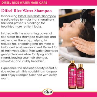 Difeel - Rice Water Sulfate-Free Shampoo