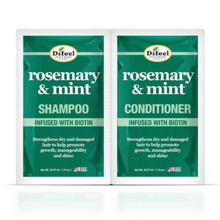 Difeel - Rosemary & Mint Infused W/ Biotin Shampoo & Conditioner