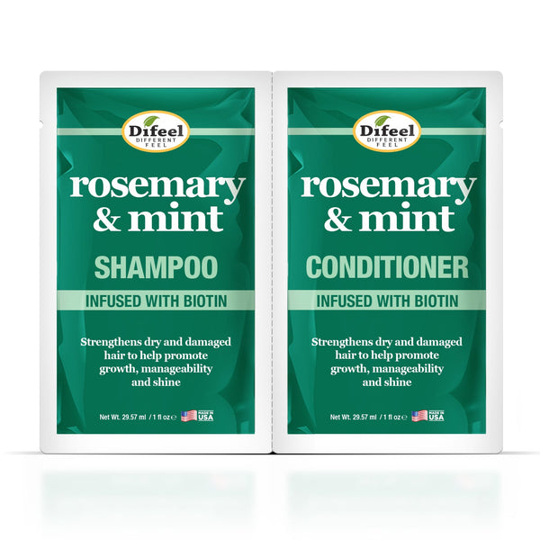 Difeel - Rosemary & Mint Infused W/ Biotin Shampoo & Conditioner