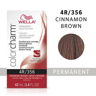 WELLA - Color Charm Permanent Liquid Hair Color for Gray Coverage CINNAMON BROWN