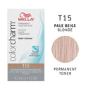 WELLA - Color Charm Permanent Liquid Hair Toner T15 PALE BEIGE BLONDE