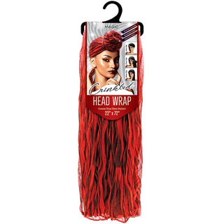 Buy zebra-red MAGIC COLLECTION - Jersey  Head Wrap 25"X72" ZEBRA