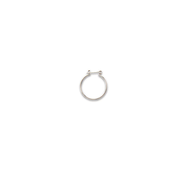 JOY JEWELRY - Silver Pincatch Hoop Earrings SDP05