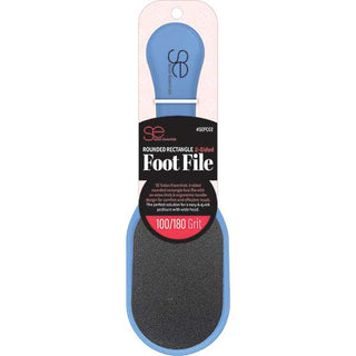 SALON ESSENTIALS - Rounded Rectangle 2-Sided Foot File