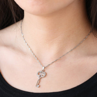 JOY JEWELRY - Silver Classic Cross Pendant Necklace (SN139)