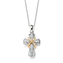 JOY JEWELRY - Silver Classic Cross Pendant Necklace (SN158)