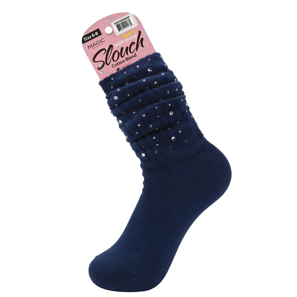 MAGIC COLLECTION - KID'S SLOUCH SOCKS W/STONE