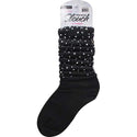 MAGIC COLLECTION - Ladies Slouch Socks W/ Stone