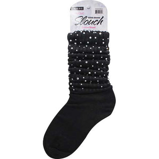 MAGIC COLLECTION - Ladies Slouch Socks W/ Stone