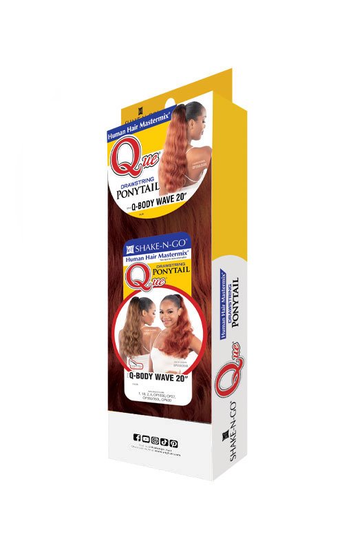 QUE - DRAWSTRING PONYTAIL BODY WAVE 20"