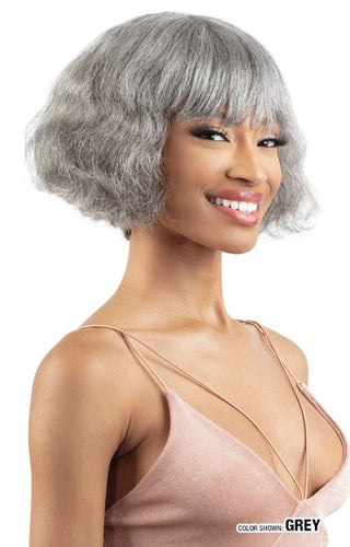 Buy grey GOLDEN - 100% Human Hair Wig CYNTHIA