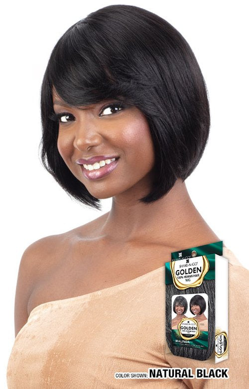 GOLDEN - 100% HUMAN HAIR WIG MALINDA (HUMAN)