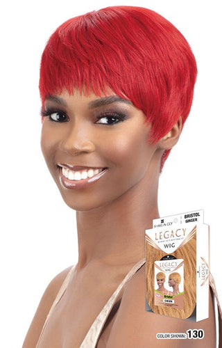 Buy 130-dark-red LAGACY - Human Hair Mastermix Wig BRISTOL