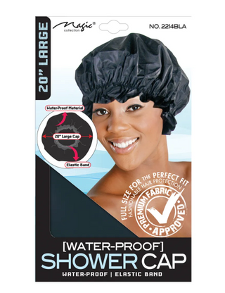 MAGIC COLLECTION - Shower Cap Large BLACK