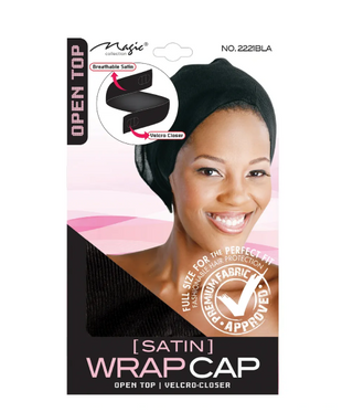 MAGIC COLLECTION - SATIN WRAP BLACK