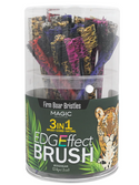 MAGIC COLLECTION - 3-in-1 Firm Boar Bristles EDGEffect Brush ASSORTED 1 PCs
