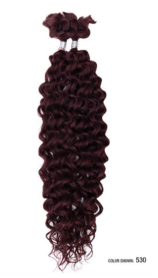 Buy 530-burgundy MAYDE - BLOOM BUNDLE WET & CURLY BULK 24"