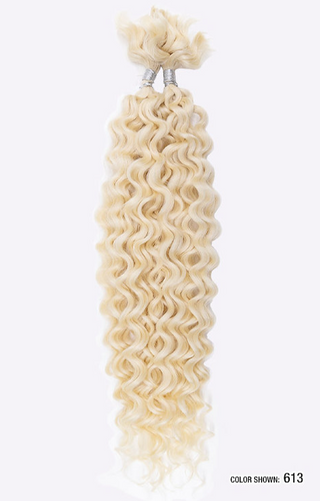 Buy 613-blonde MAYDE - BLOOM BUNDLE WET & CURLY BULK 24"