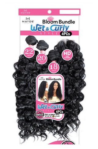 MAYDE - BLOOM BUNDLE WET & CURLY 4PCS (18