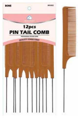 DREAM WORLD - 12PCs Pin Tail Comb