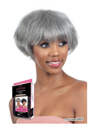 Buy grey MAYDE - PREMIUM 100% HUMAN HAIR WIG TERRI